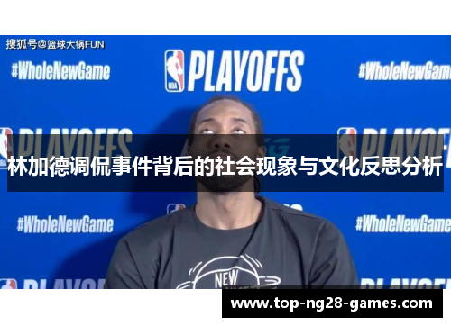 林加德调侃事件背后的社会现象与文化反思分析 林加德调侃事件背后的社会现象与文化反思分析